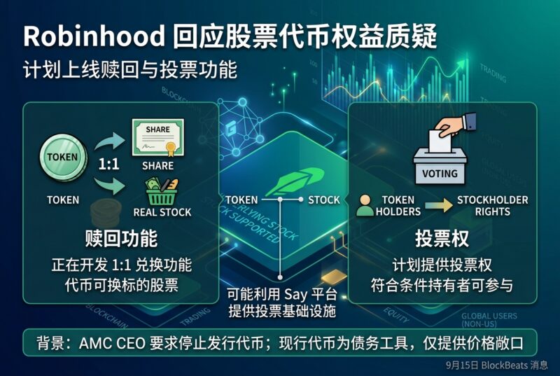 Robinhood回应股票代币权益质疑:计划上线赎回与投票功能-指挥使社区 - 真实线索、热点议题与深度观察