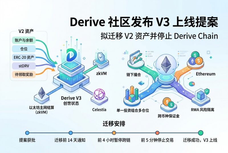 Derive 社区发布 V3 上线提案,拟迁移 V2 资产并停止 Derive Chain-指挥使社区 - 真实线索、热点议题与深度观察