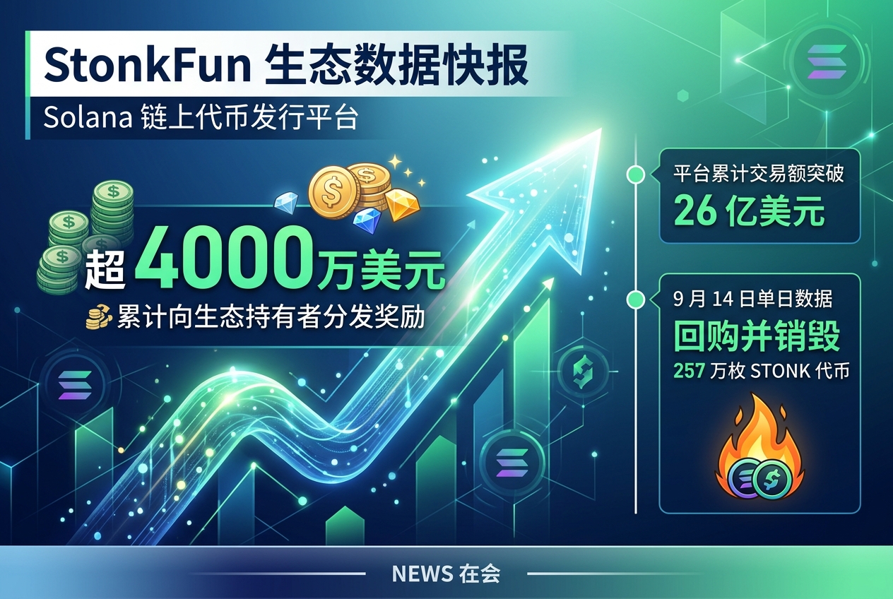 StonkFun:已累计向生态系统持有者分发超 4000 万美元奖励