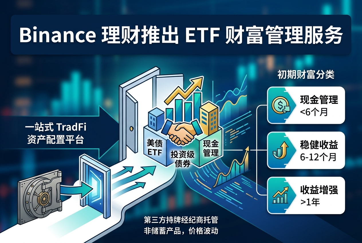 Binance 理财推出 ETF 财富管理服务