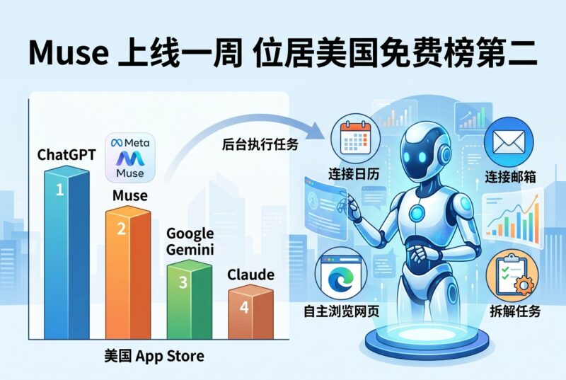 Muse 上线一周,位居美国免费榜第二-指挥使社区 - 真实线索、热点议题与深度观察