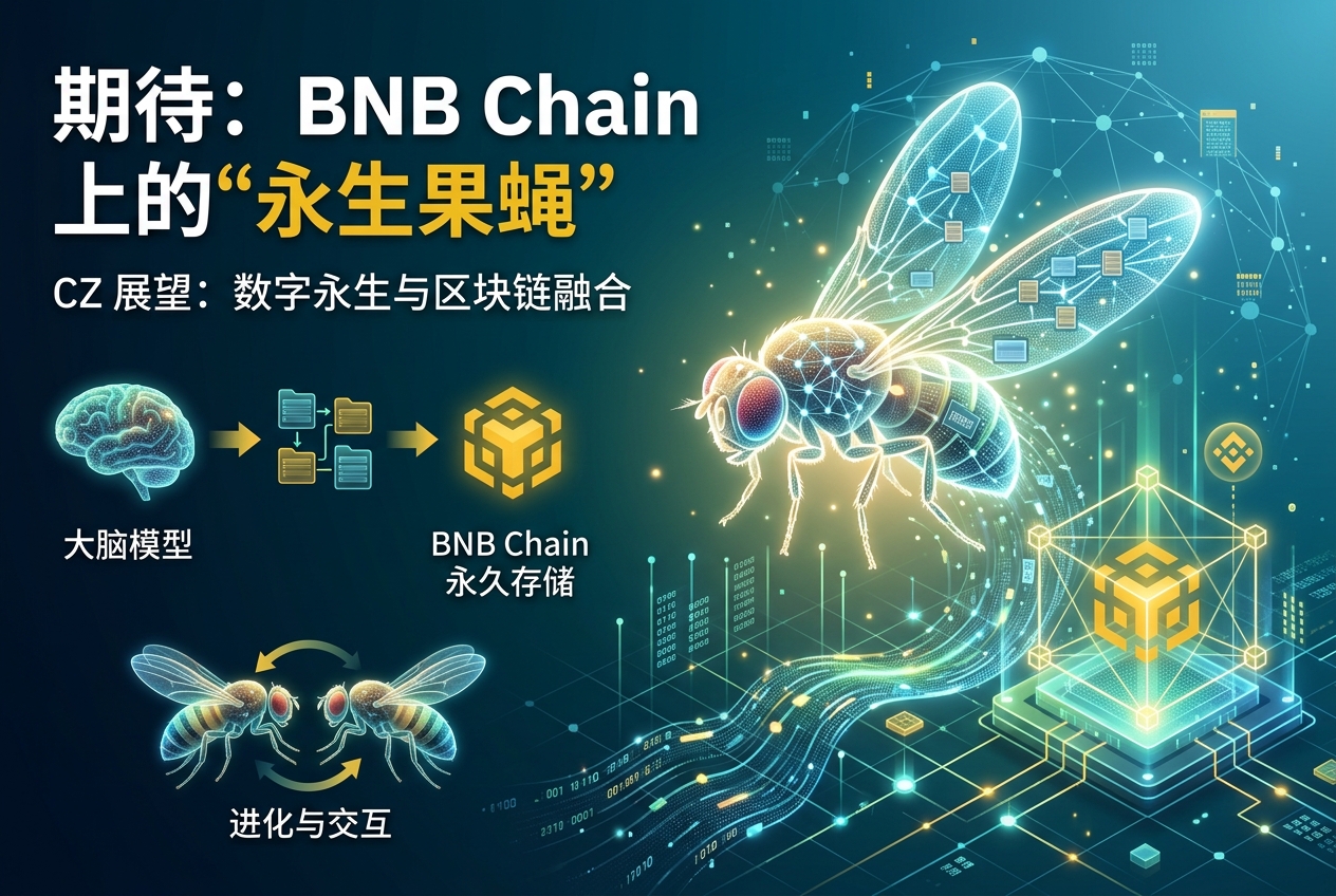 CZ:期待看到有人在 BNB Chain 上制作“永生果蝇”