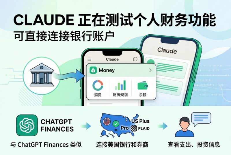 Claude 正在测试个人财务功能,可直接连接银行账户-指挥使社区 - 真实线索、热点议题与深度观察