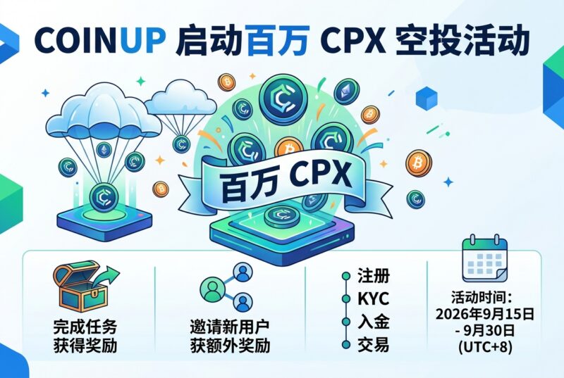 CoinUp启动百万 CPX 空投活动-指挥使社区 - 真实线索、热点议题与深度观察