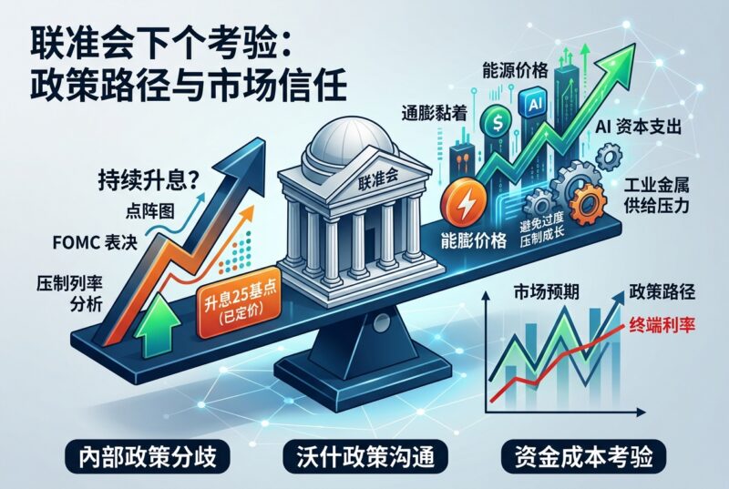 升息已被充分定价，联准会下一场考验是政策路径与市场信任-指挥使社区 - 真实线索、热点议题与深度观察
