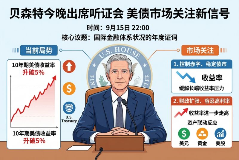 贝森特今晚22:00出席听证会,美债市场关注新信号-指挥使社区 - 真实线索、热点议题与深度观察