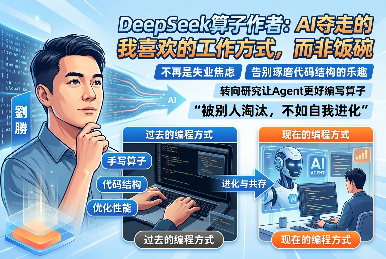 DeepSeek V4.1 算子作者再回应:AI 夺走的不是饭碗,是我喜欢的工作方式