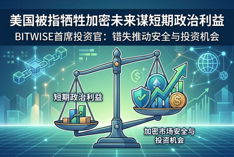 Bitwise 首席投资官:美国正为短期政治利益牺牲加密市场安全与投资机会-指挥使社区 - 真实线索、热点议题与深度观察
