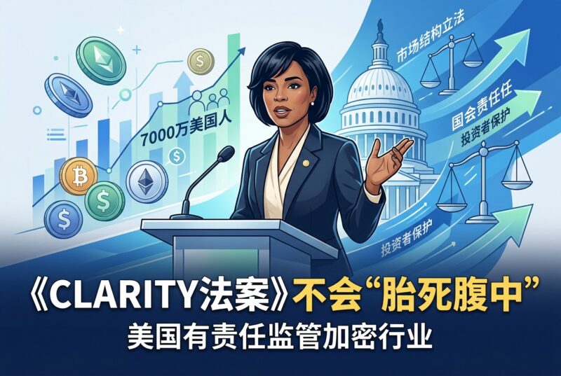 观点:《CLARITY法案》不会“胎死腹中”,美国有责任监管加密行业-指挥使社区 - 真实线索、热点议题与深度观察