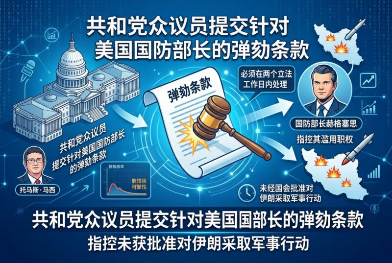 共和党众议员提交针对美国国防部长的弹劾条款-指挥使社区 - 真实线索、热点议题与深度观察
