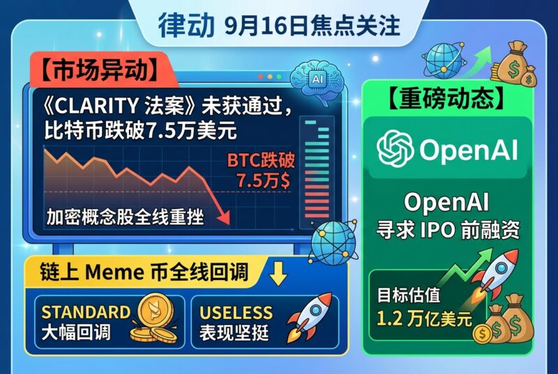 律动 9 月 16 日焦点关注-指挥使社区 - 真实线索、热点议题与深度观察