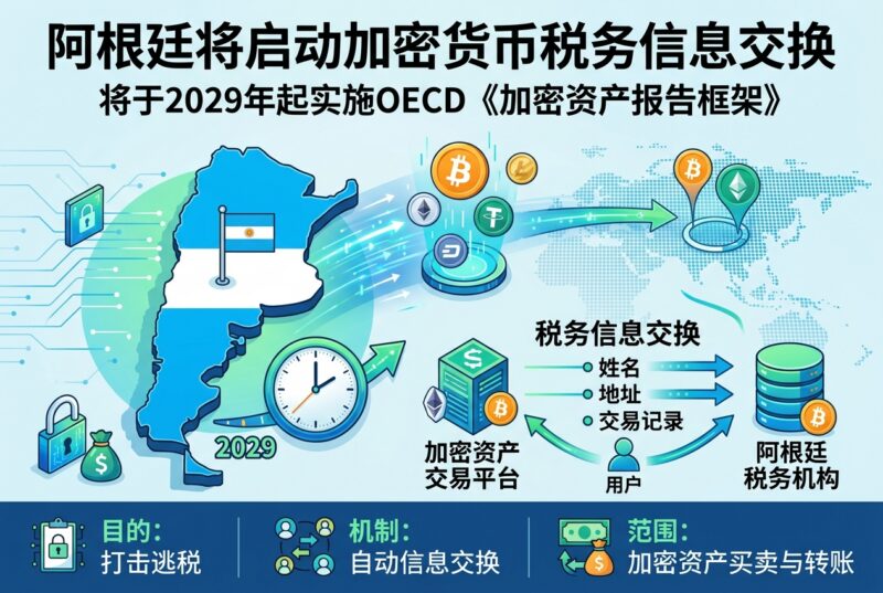 阿根廷将从2029年起交换比特币及加密货币税务信息-指挥使社区 - 真实线索、热点议题与深度观察