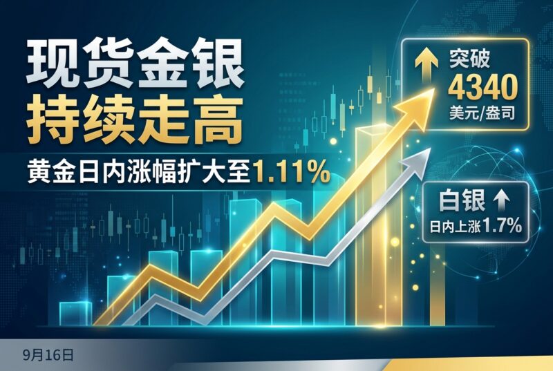 现货金银持续走高,黄金日内涨幅扩大至 1.11%-指挥使社区 - 真实线索、热点议题与深度观察