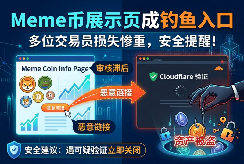 钓鱼网站借助 Meme 币展示页引流,多位交易员遭受重大损失-指挥使社区 - 真实线索、热点议题与深度观察