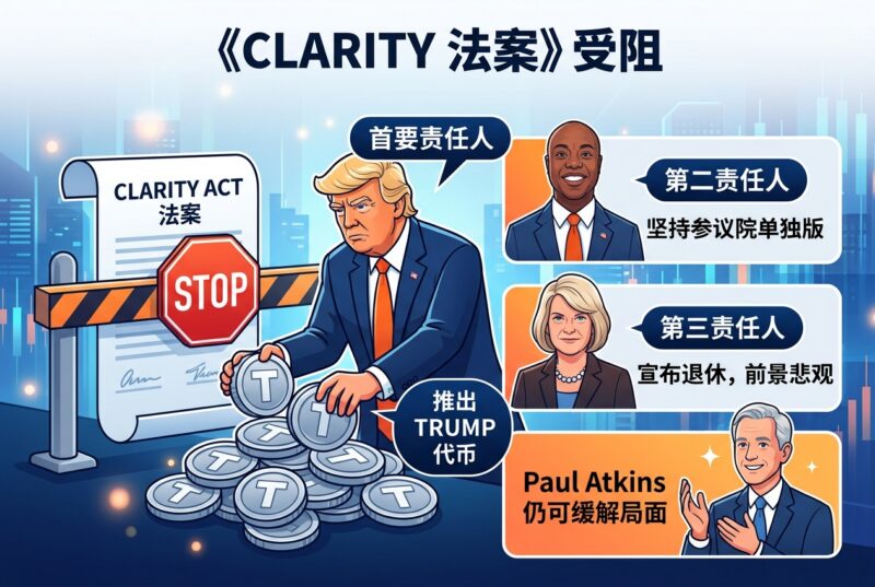 观点:特朗普是《CLARITY 法案》受阻的首要责任人-指挥使社区 - 真实线索、热点议题与深度观察