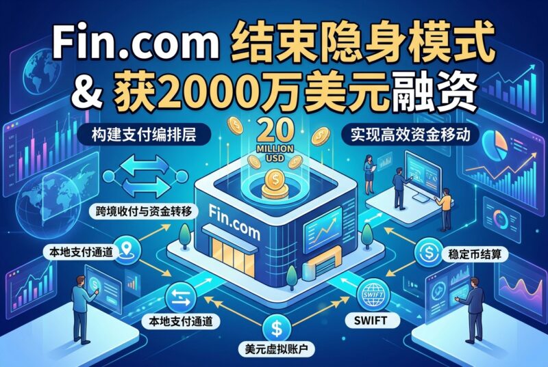 支付基础设施公司 Fin.com 结束隐身模式并融资 2000 万美元-指挥使社区 - 真实线索、热点议题与深度观察