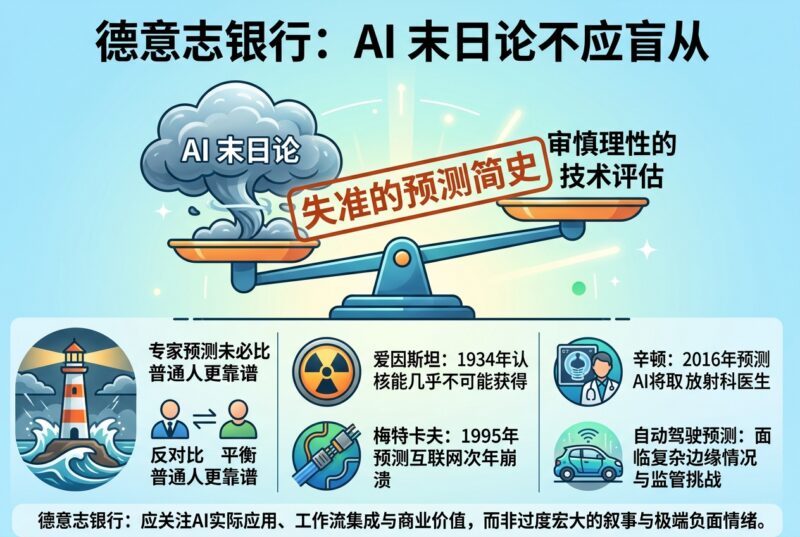 德银给“AI 末日论”泼冷水：专家预测未来，未必比普通人更靠谱-指挥使社区 - 真实线索、热点议题与深度观察
