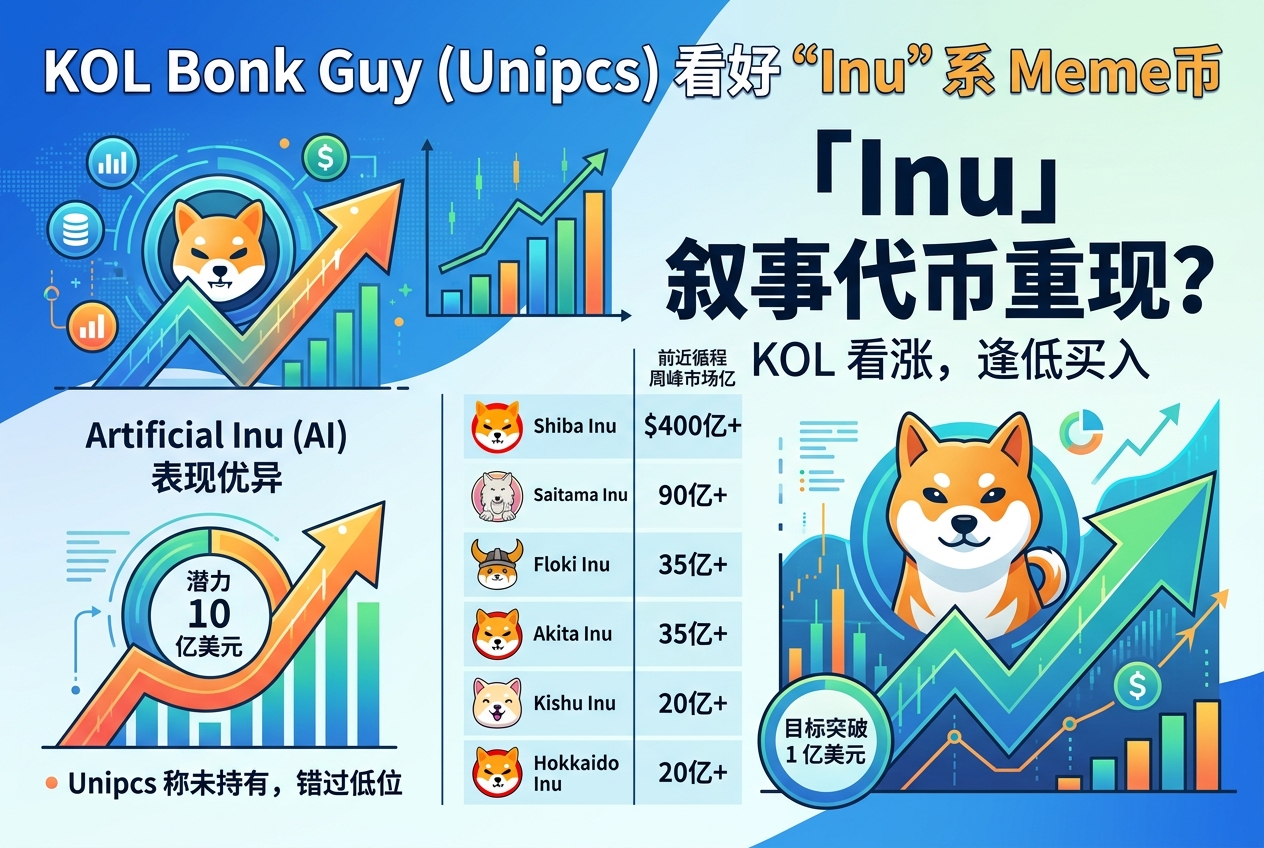 Bonk Guy:看好 Artificial Inu 和「Inu」,将逢低买入后者