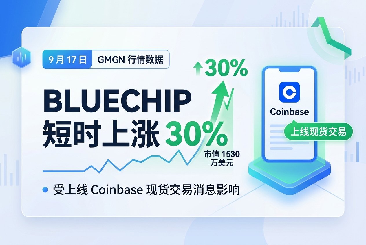 BLUECHIP 短时上涨 30%