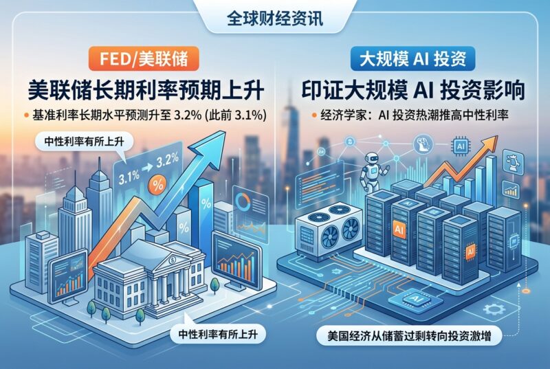分析师:美联储长期利率预期上升,印证大规模 AI 投资的影响-指挥使社区 - 真实线索、热点议题与深度观察