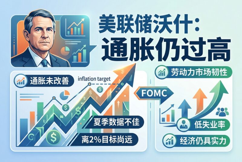 沃什:FOMC并不确信通胀正向目标迈进,夏季数据未显示通胀改善-指挥使社区 - 真实线索、热点议题与深度观察