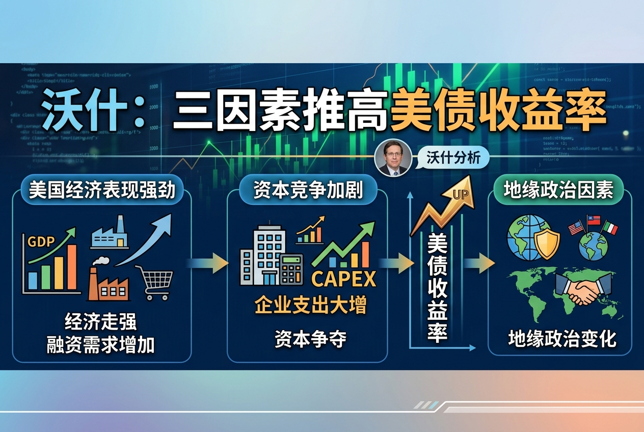 沃什:经济走强、资本竞争和地缘政治推高美债收益率