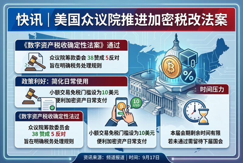 《CLARITY 法案》受挫不到 24 小时,美国众议院推进加密税改法案-指挥使社区 - 真实线索、热点议题与深度观察
